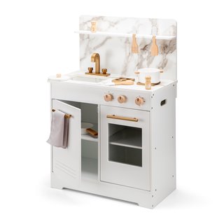 Kitchenette - white with marble print